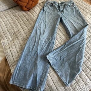 Wide leg jeans